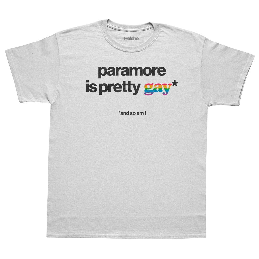 Camiseta Paramore is pretty gay