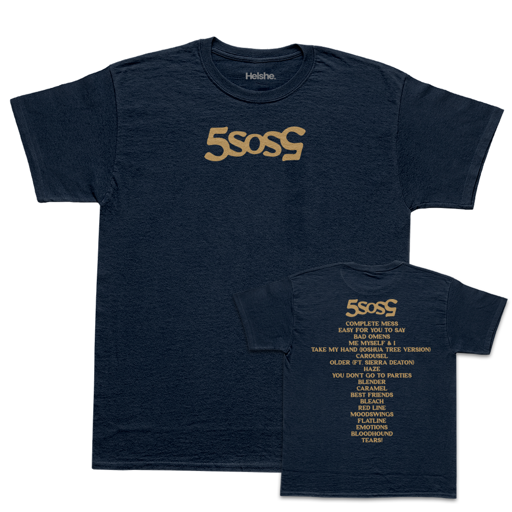 Camiseta 5 Seconds Of Summer 5Sos5 (Tracklist)