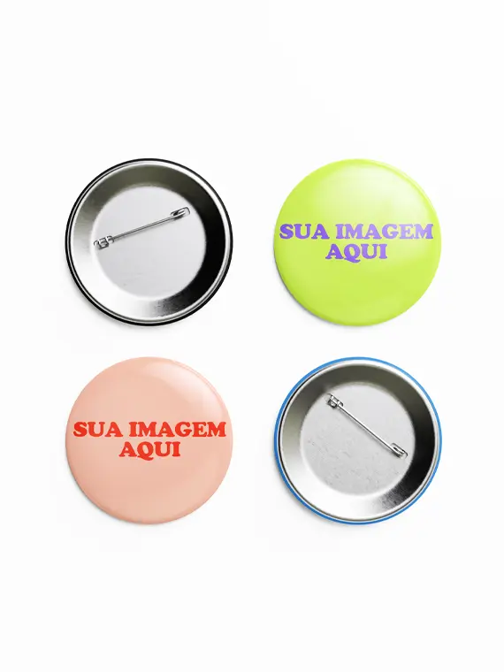 Kit 4 Bottons Personalizados