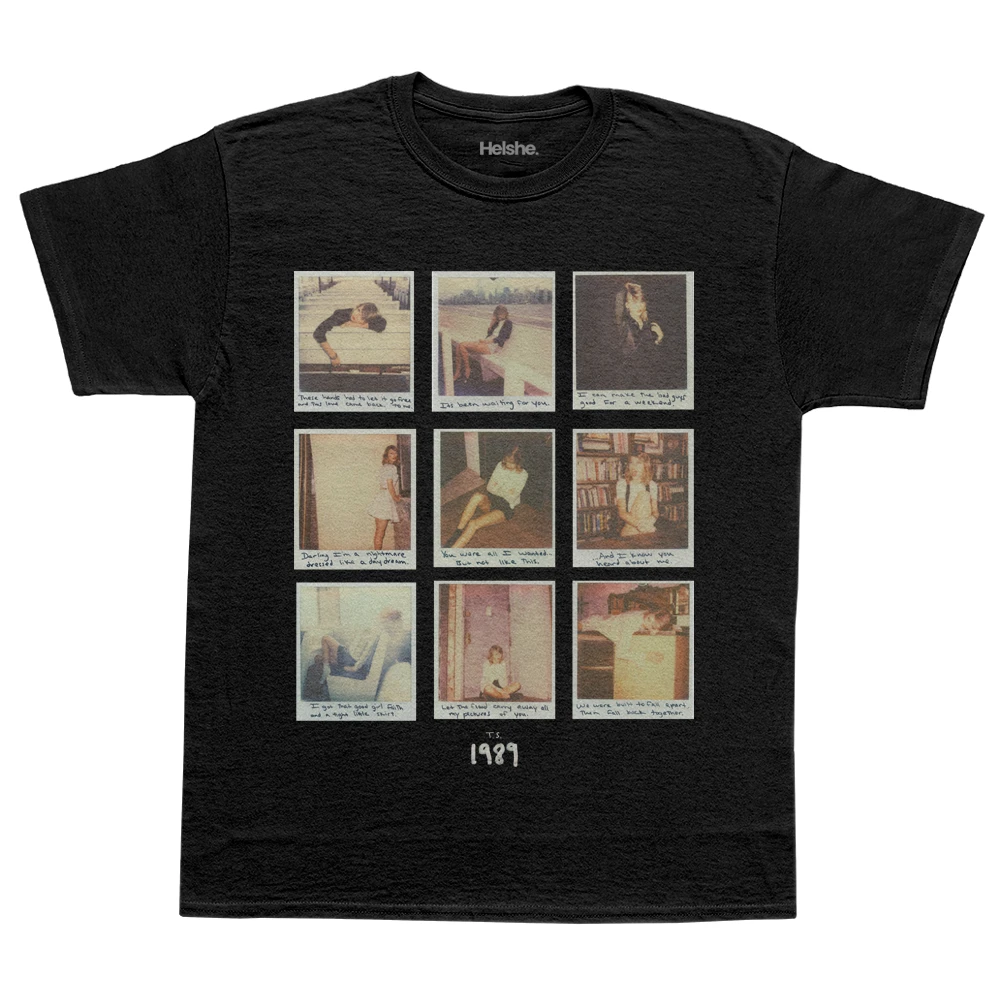 camiseta taylor swift 1989 preta