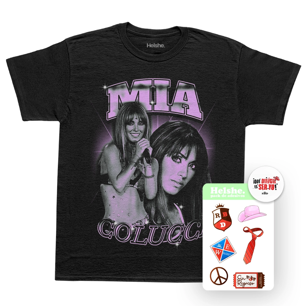 Camiseta Mia Colucci (RBD) + Kit