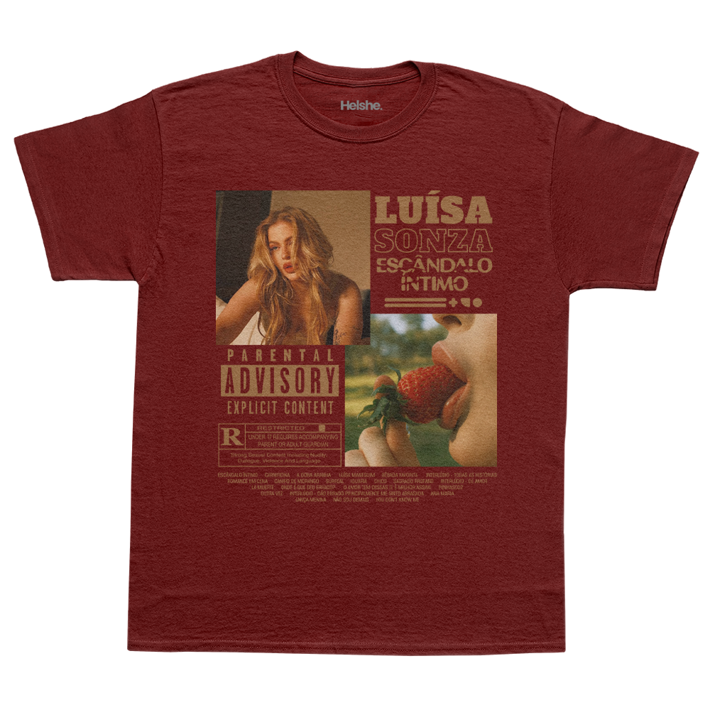 Camiseta Luísa Sonza Escândalo Íntimo (Tracklist)
