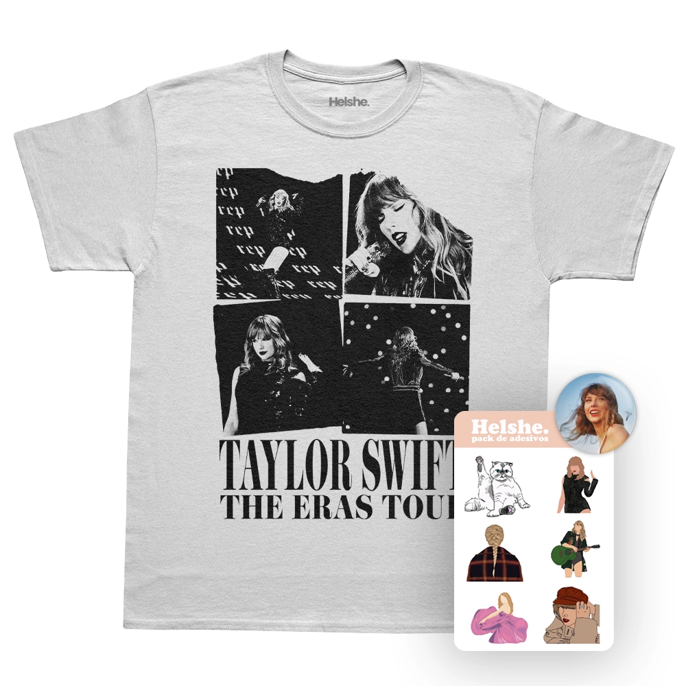 Camiseta Taylor Swift The Eras Tour Reputation + Kit