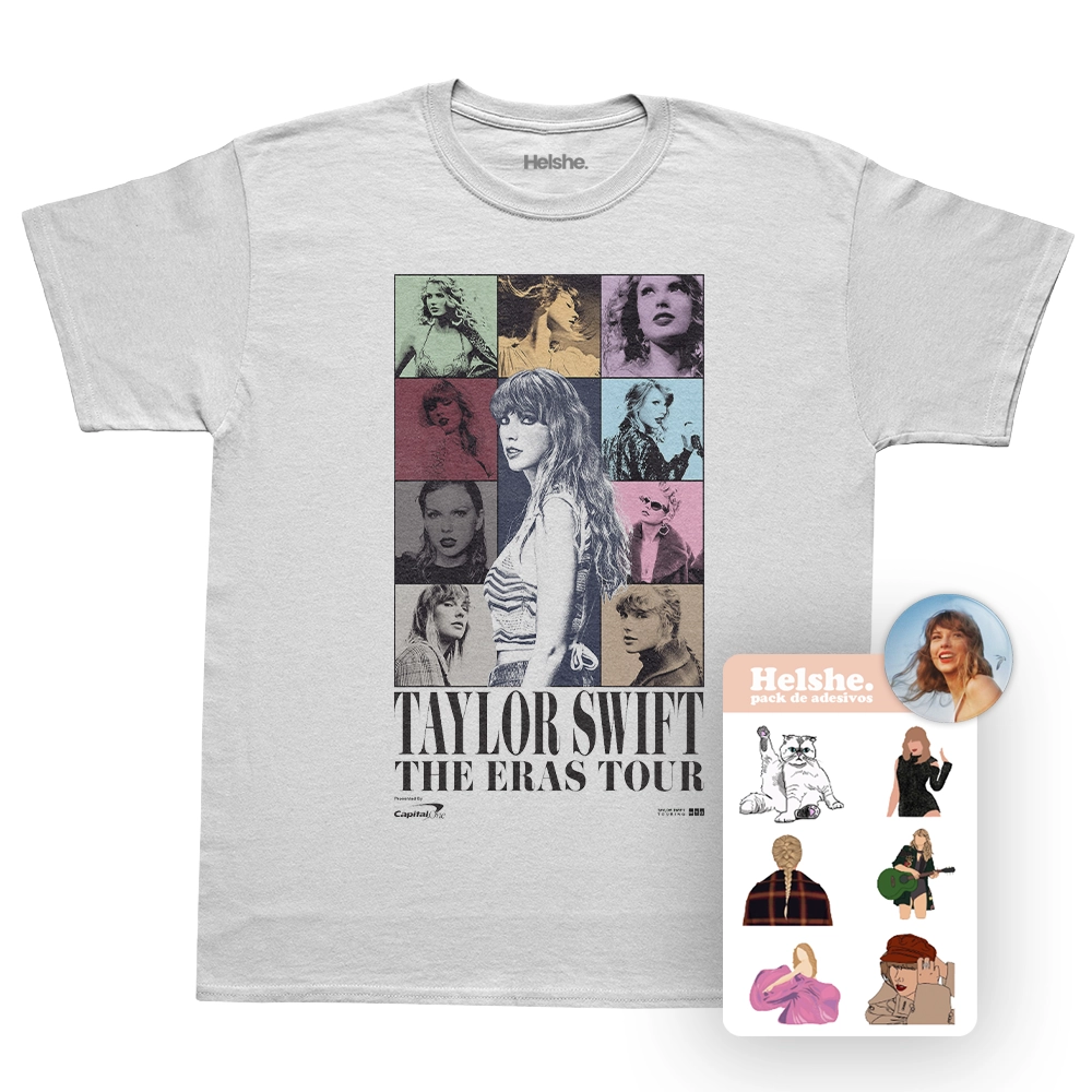 Camiseta Taylor Swift The Eras Tour + Kit
