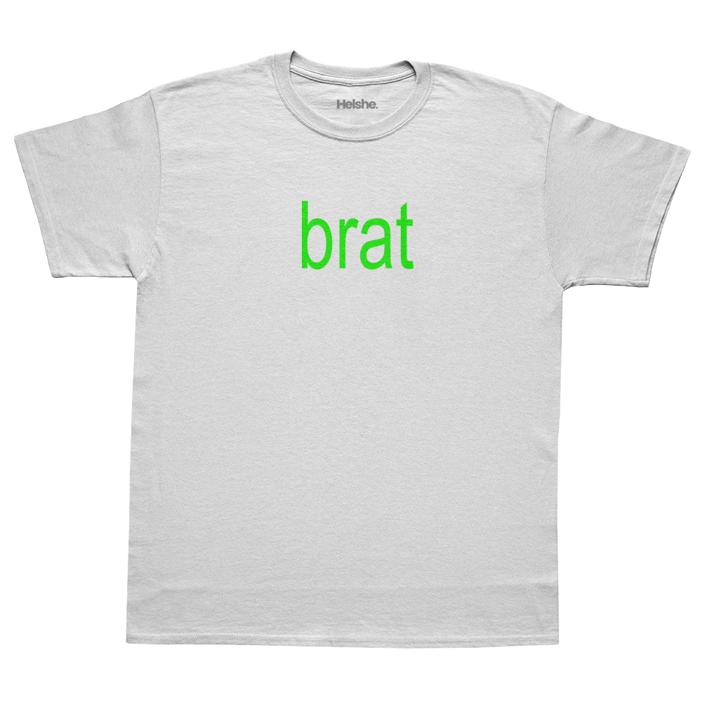 camiseta charli xcx brat branca