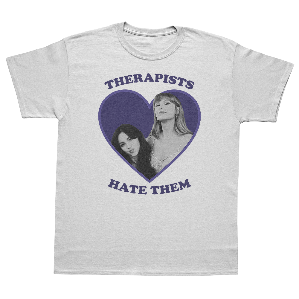 Camiseta Therapists Hate Them - Taylor Swift & Olivia Rodrigo