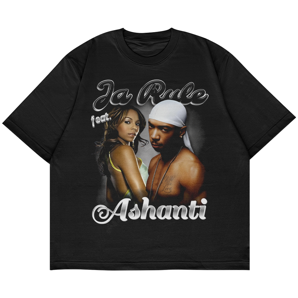 Camiseta Oversized Ja Rule & Ashanti